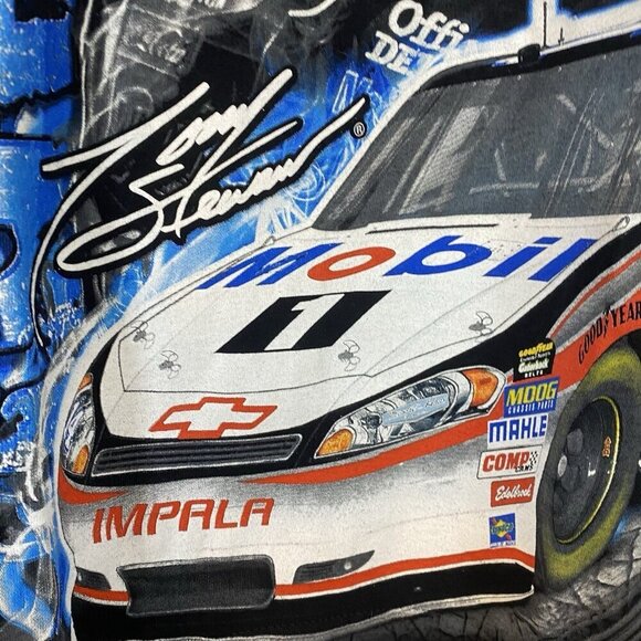 Nascar Tony Stewart #14 Chase Authentics All Over Print Tee Size Medium Racing - Picture 4 of 6